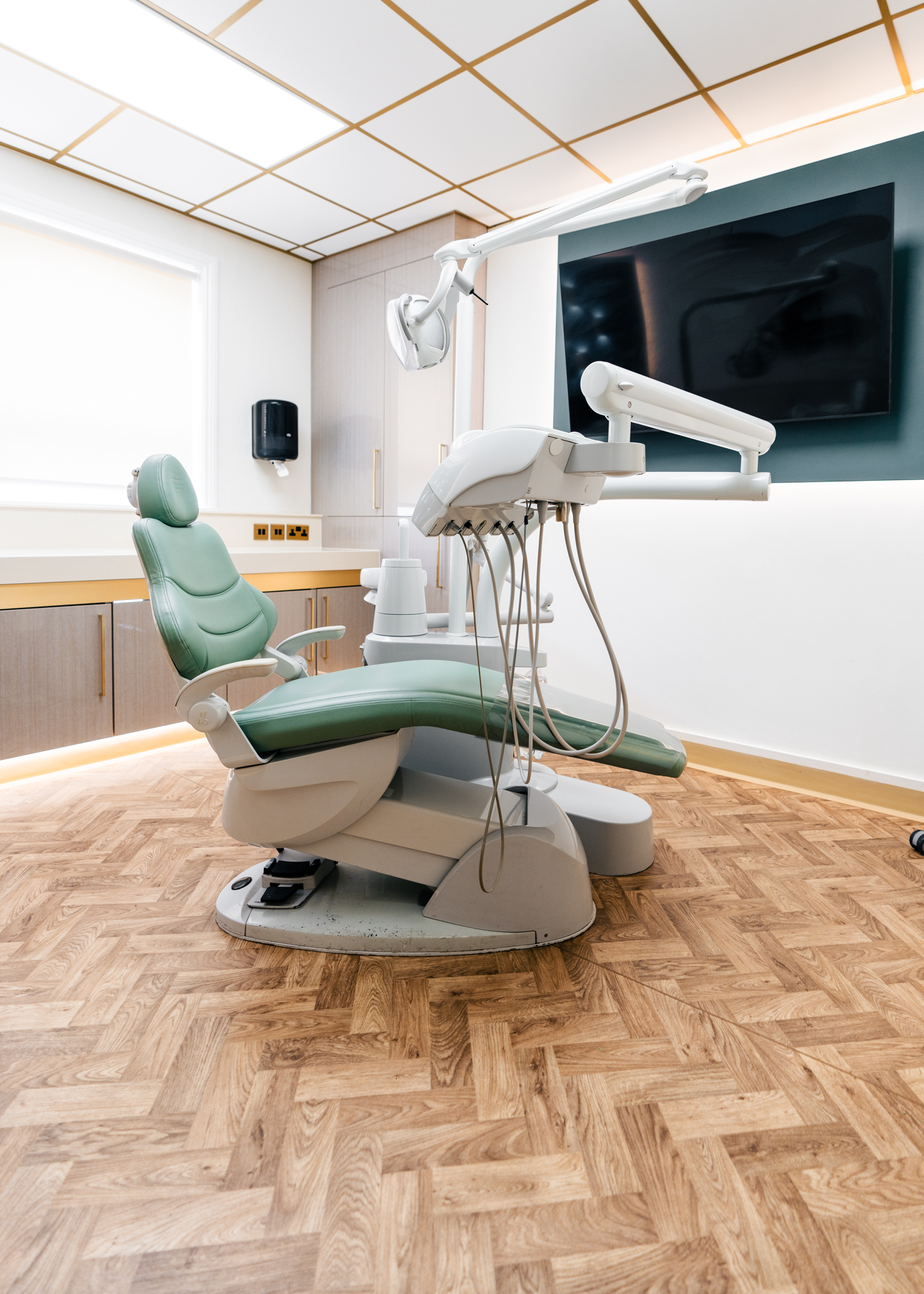 Dental chair in a treatment room at High Street Smiles